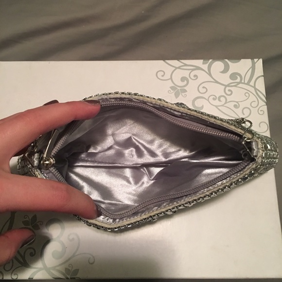 Lulu Townsend silver peep toe heel - Picture 6 of 6